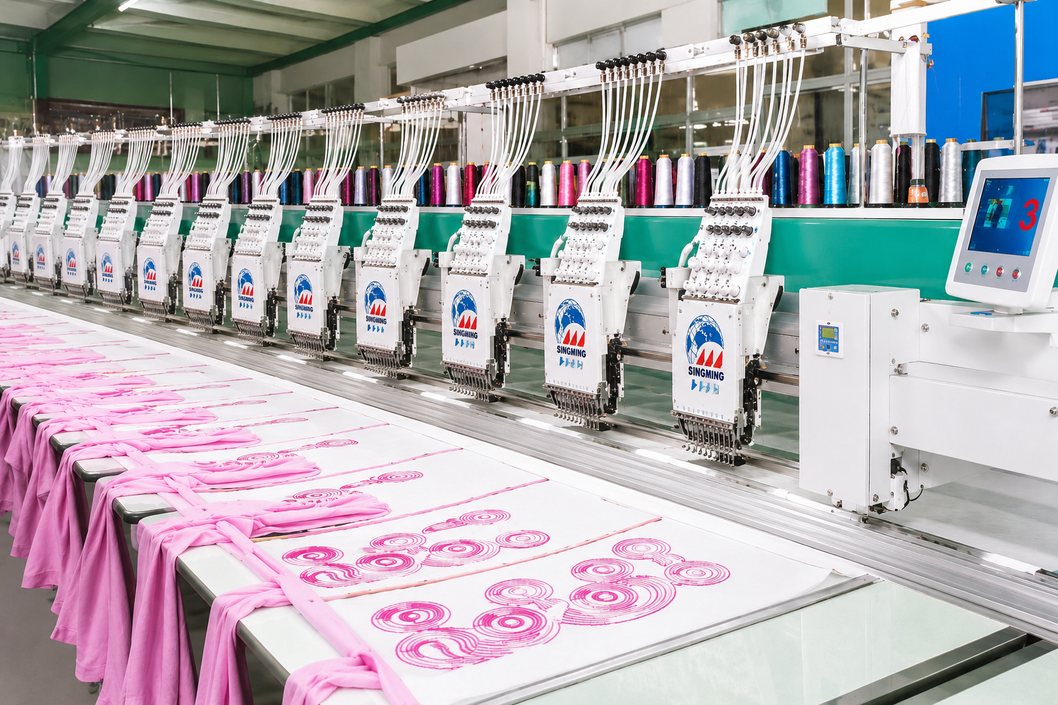 Mixed Flat 8-Sequin, Chenille, Taping & Laser Appliqué Machine supplied by M/S Babu Enterprise