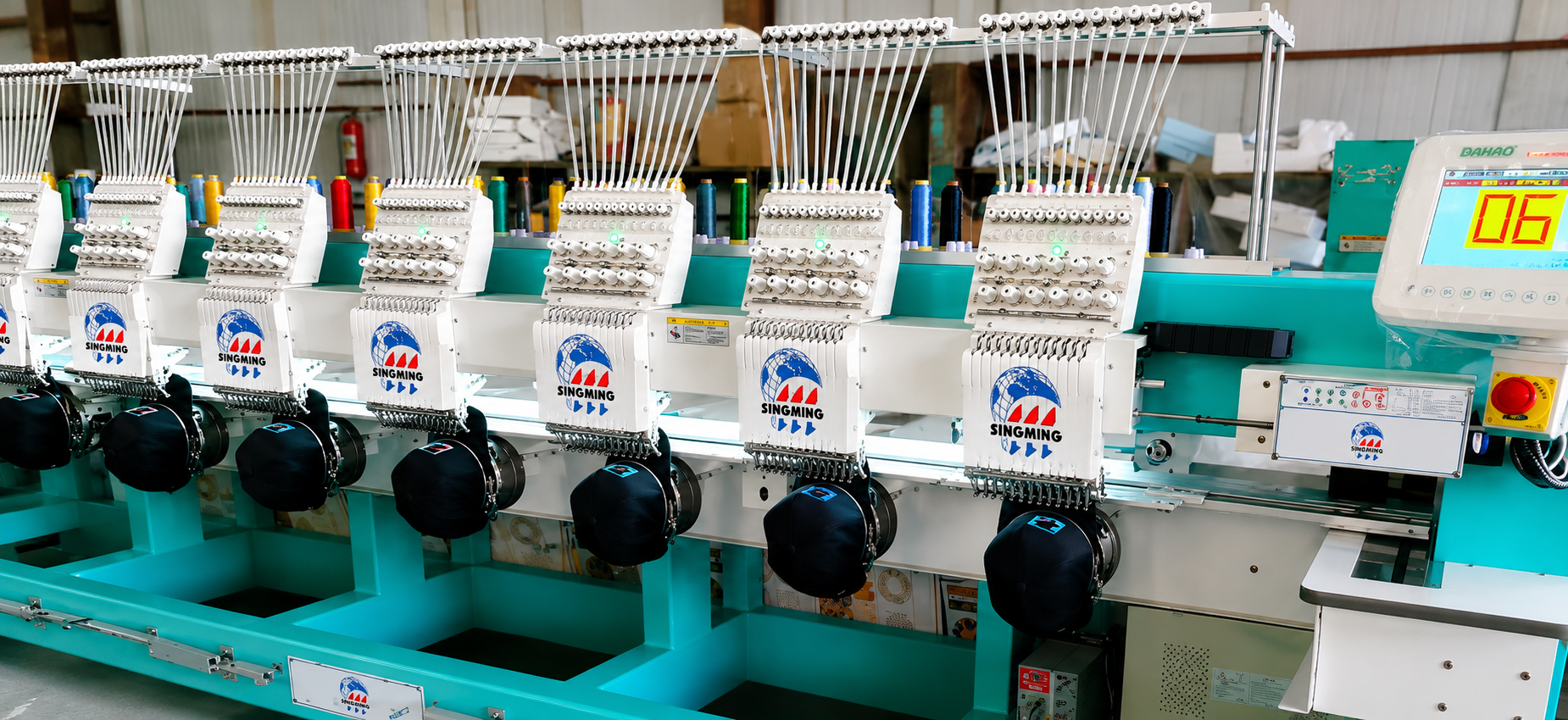 Cap Embroidery Machine supplied by M/S Babu Enterprise