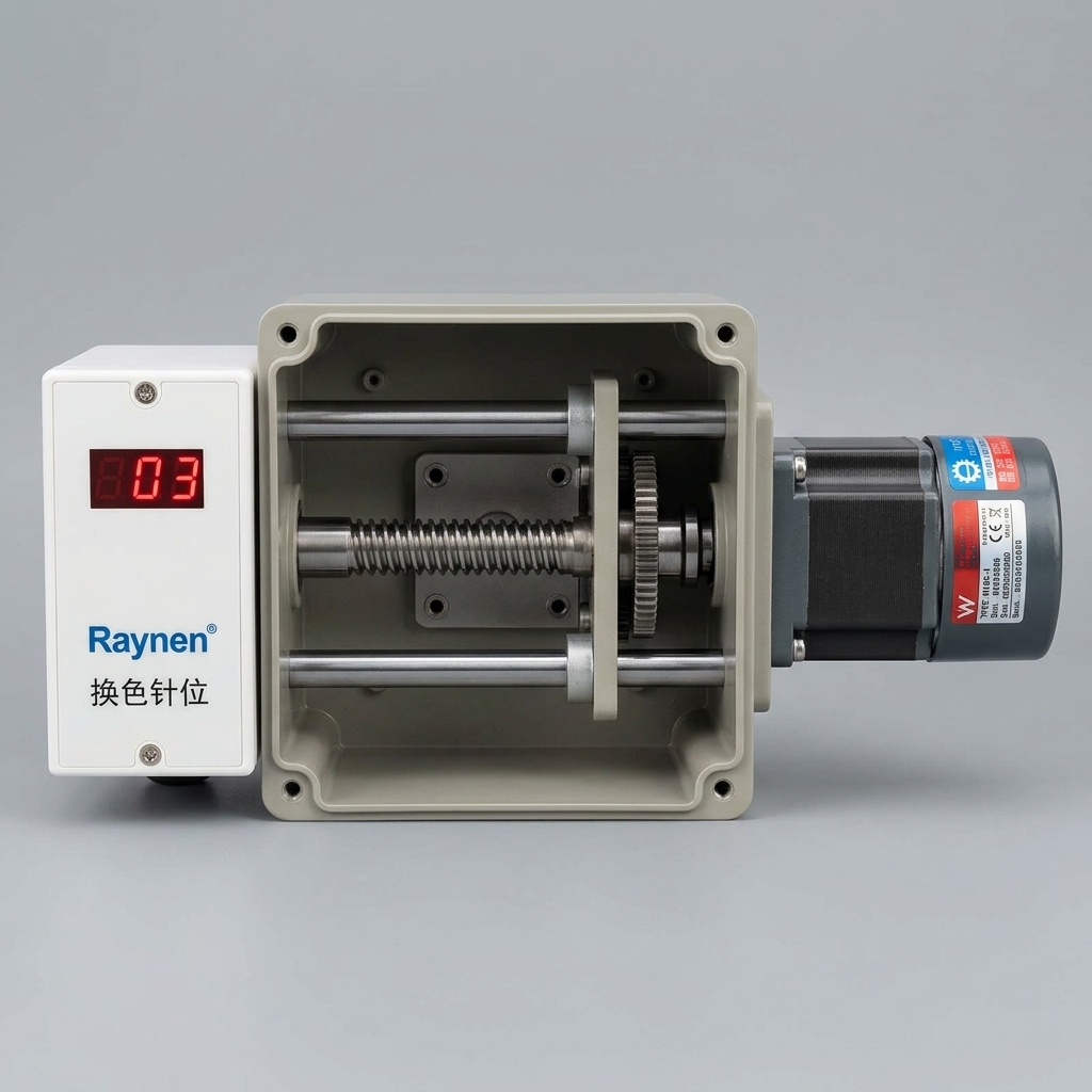 Raynen industrial embroidery machine color change needle position unit with motor and digital display
